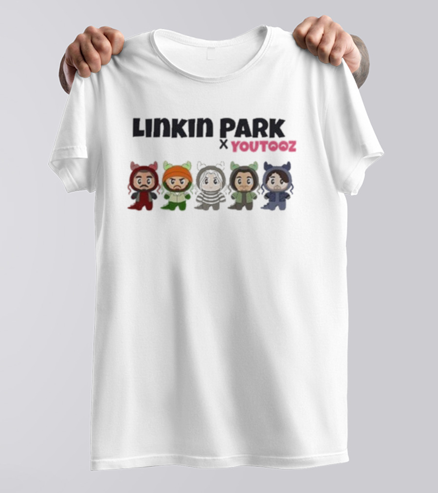 Linkin Park X Youtooz Collectible Chibi Band Member Figures T-Shirt