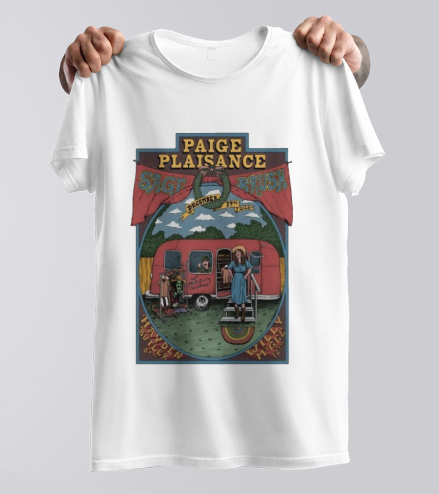 Paige Plaisance Sagebrush Austin TX December 19 2025 Hayden Butler Willy McGee T-Shirt