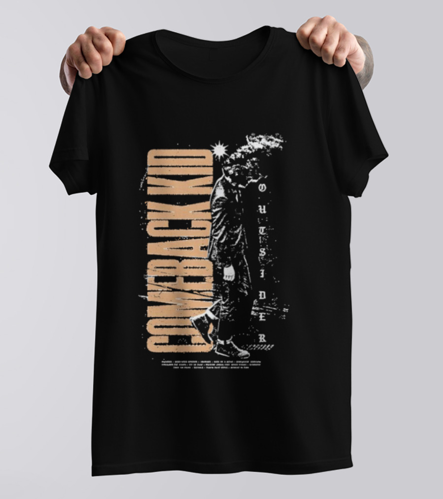 25 Years Of Comeback Kid Outsider Redux Celebration T-Shirt