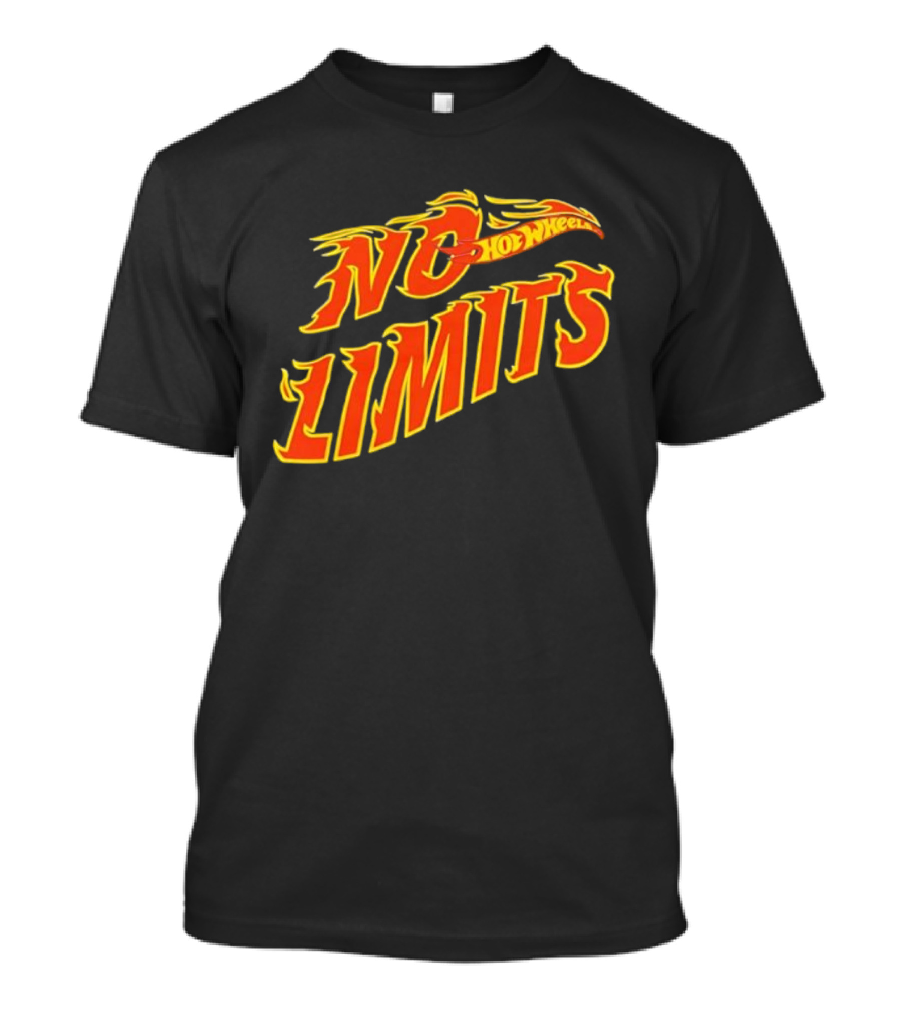 Hot Wheels No Limits Flame Text T-Shirt