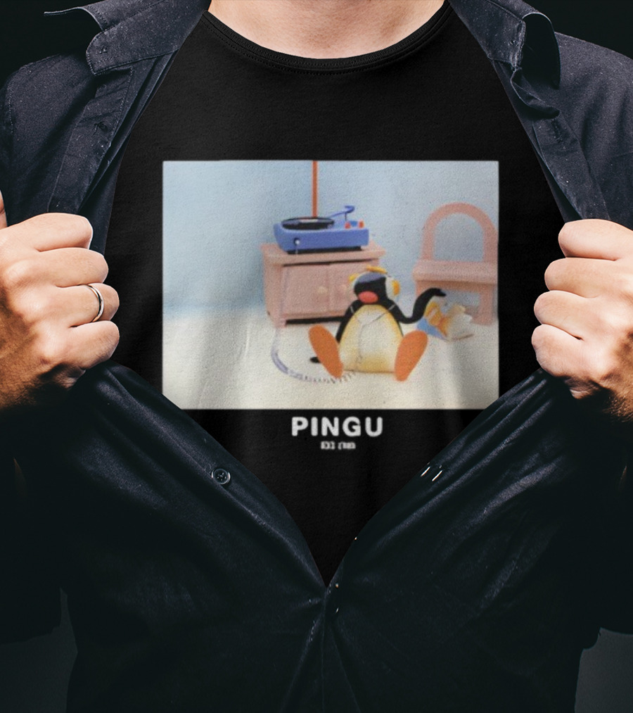 Pingu Chill 1986 Retro Music Vibes T-Shirt