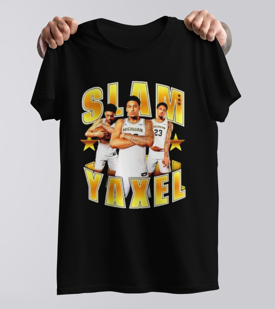 Michigan SLAM Yaxel Lendeborg Basketball Stars T-Shirt