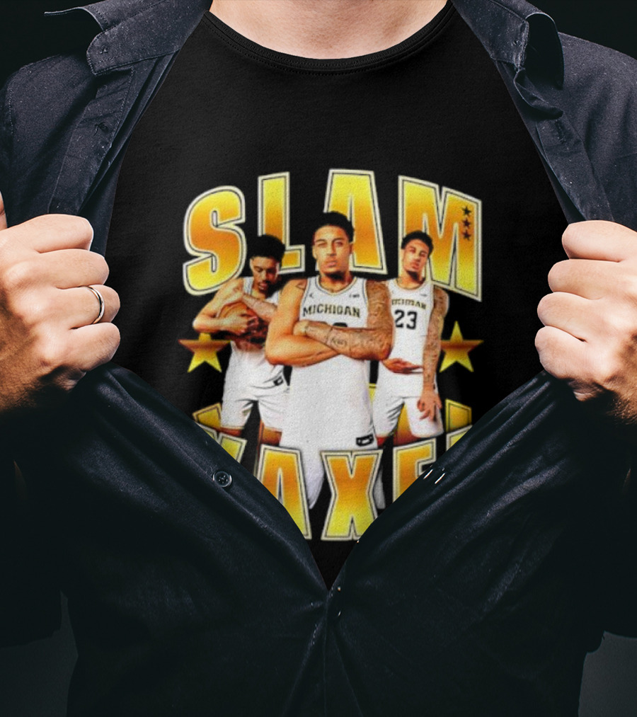 Michigan SLAM Yaxel Lendeborg Basketball Stars T-Shirt