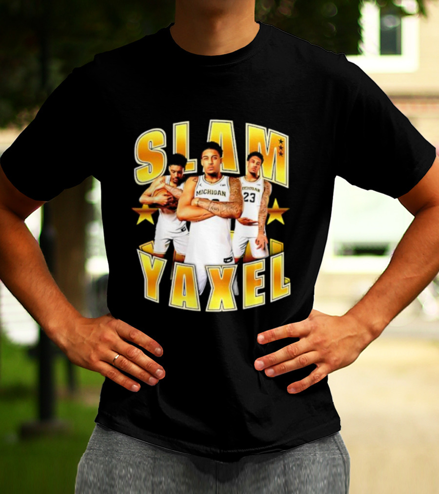 Michigan SLAM Yaxel Lendeborg Basketball Stars T-Shirt