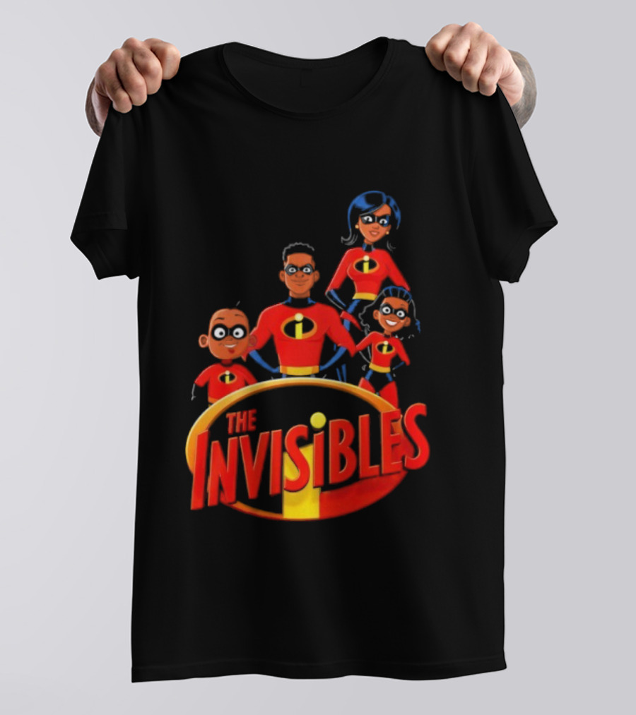 The Invisibles Characters The Incredibles Parody Superhero Family T-Shirt