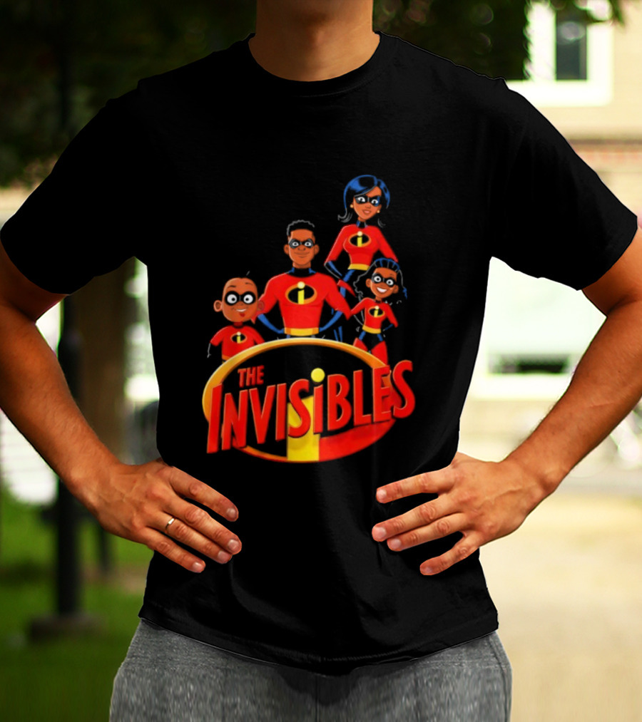 The Invisibles Characters The Incredibles Parody Superhero Family T-Shirt
