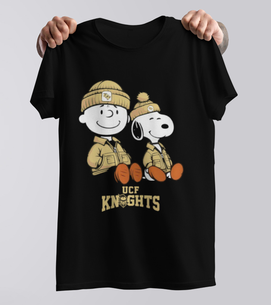 UCF Knights Snoopy Charlie Brown Collaboration Sweater Hat Football Peanuts T-Shirt