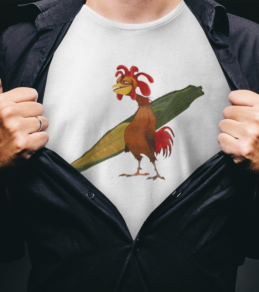Chicken Joe Surf's Up Movie Character Funny Surfboard T-Shirt