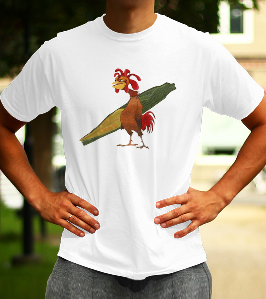 Chicken Joe Surf's Up Movie Character Funny Surfboard T-Shirt