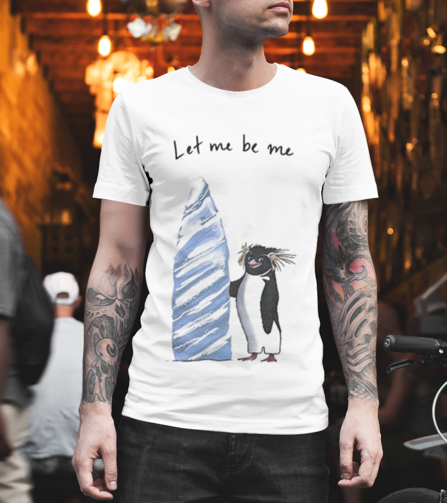 Cody Maverick Let Me Be Me Penguin With Surfboard T-Shirt