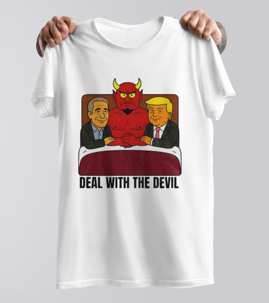 Deal With The Devil Trump Epstein Satan South Park T-Shirt