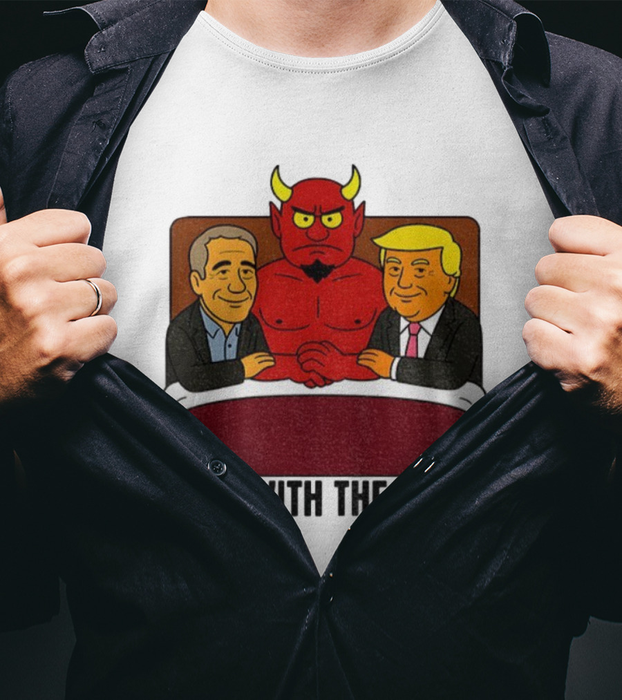 Deal With The Devil Trump Epstein Satan South Park T-Shirt