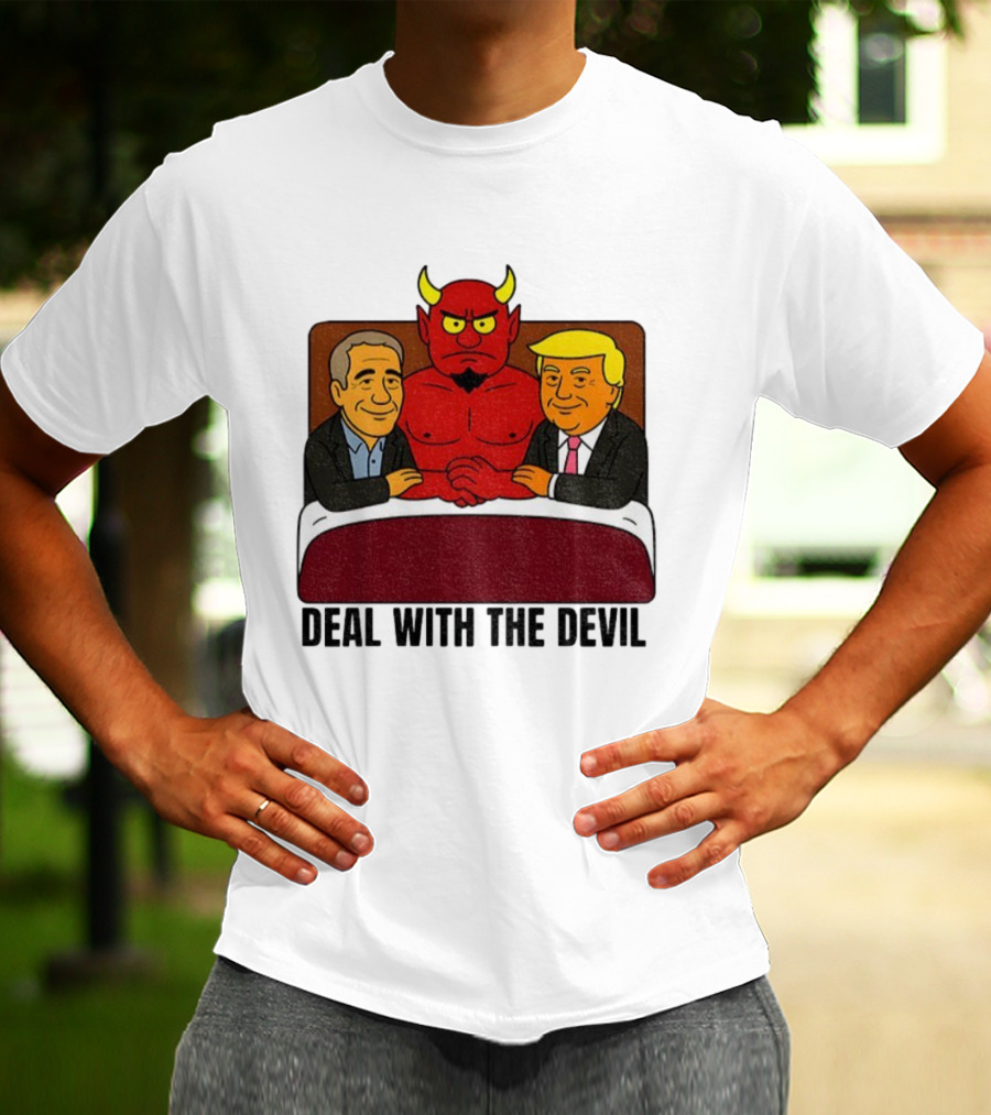 Deal With The Devil Trump Epstein Satan South Park T-Shirt