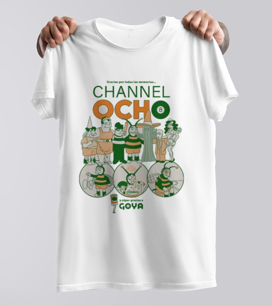Gracias Por Todas Las Memorias Channel Ocho Characters And Scenes T-Shirt