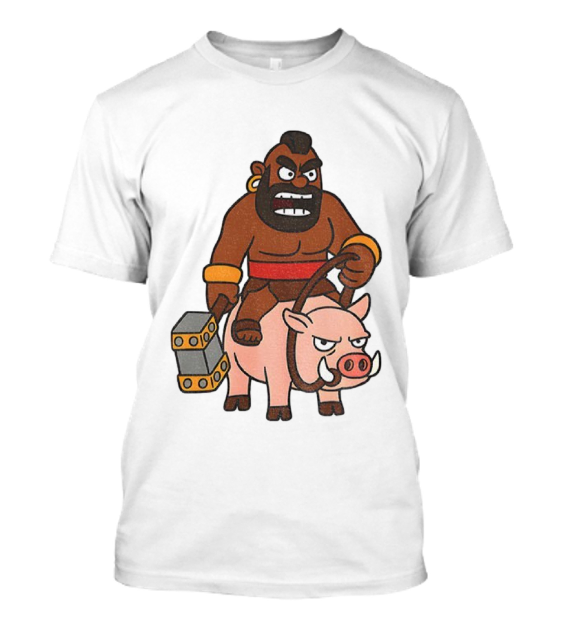 Hog Rider Character From Clash Royale Game T-Shirt