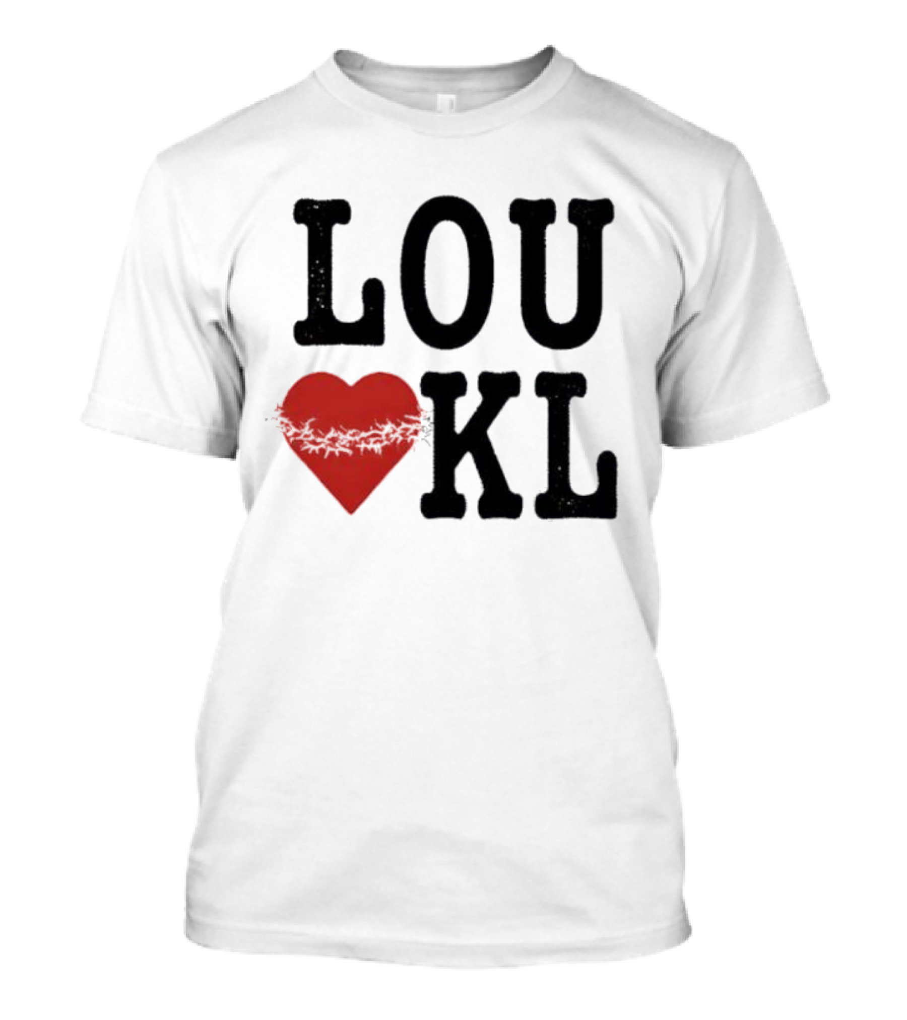 Knocked Loose Heart LOU KL Red Love T-Shirt