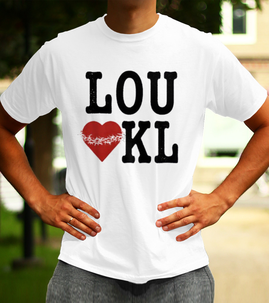 Knocked Loose Heart LOU KL Red Love T-Shirt