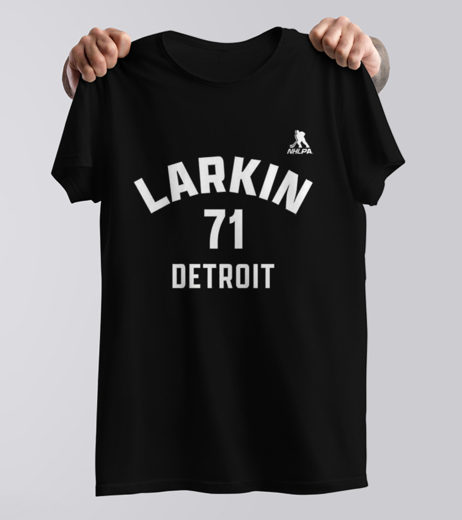 Dylan Larkin 71 Detroit Red Wings NHL Jersey Style T-Shirt