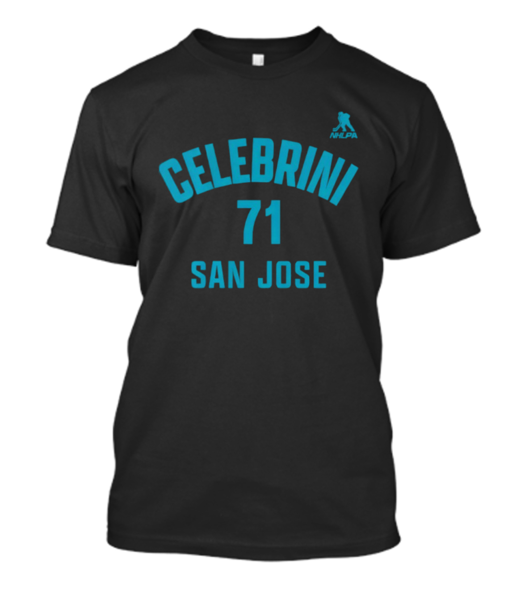 Macklin Celebrini 71 San Jose Sharks NHLPA T-Shirt