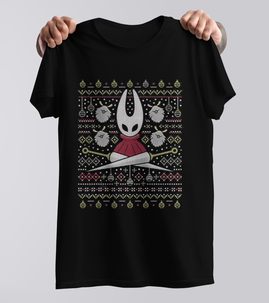 Pharloom Hornet Lost Fleas Hollow Knight Silksong Christmas Sweater T-Shirt