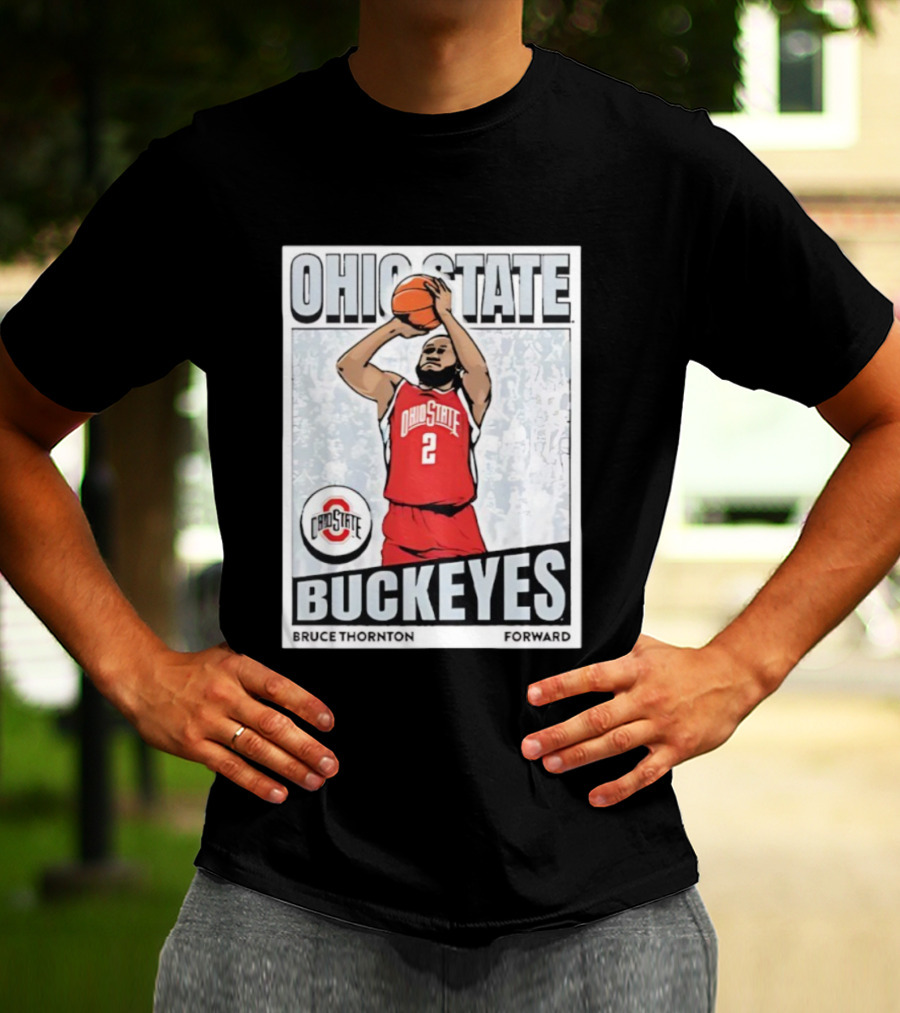 Ohio State Buckeyes Bruce Thornton Basketball Forward Nummer 2 T-Shirt