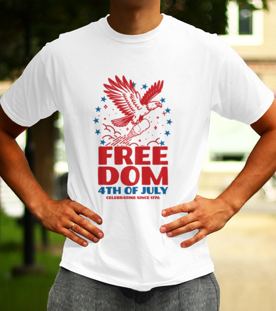 Andy’s Frozen Custard Freedom Eagle 4th Of July Celebrating Since 1776 T-Shirt