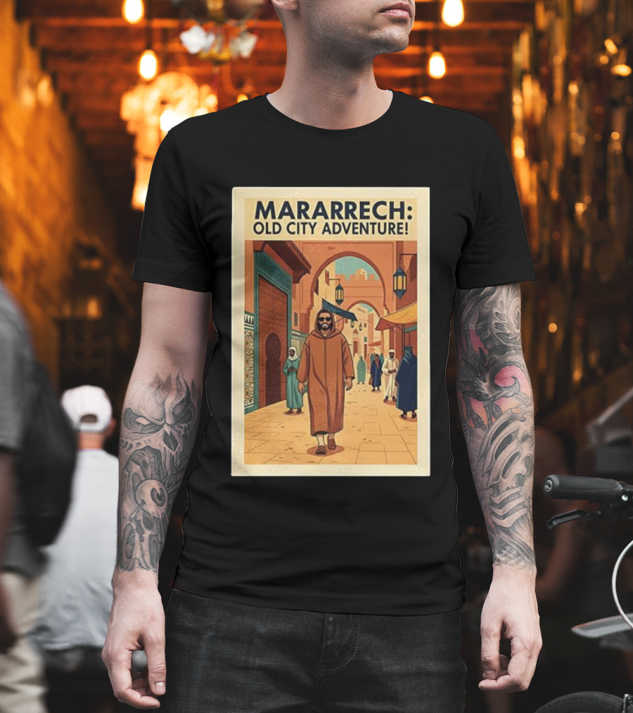 MARARRECH Old City Adventure Vintage Medina Travel Appeal T-Shirt