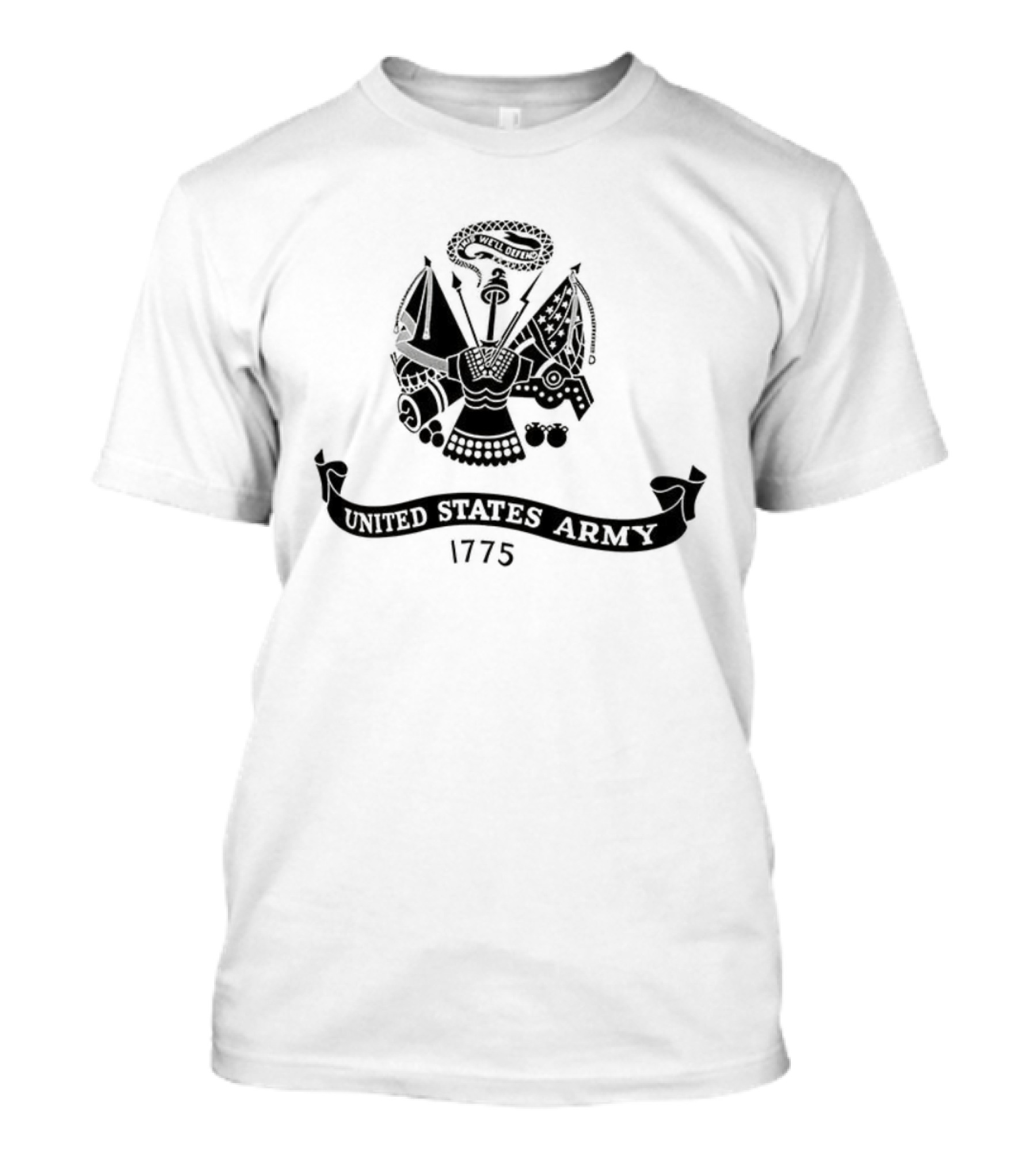 Army Black Knights United States Army 1775 Emblem T-Shirt