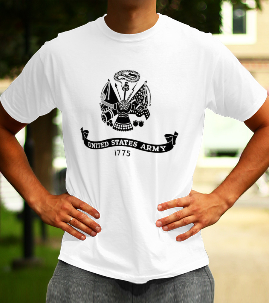 Army Black Knights United States Army 1775 Emblem T-Shirt