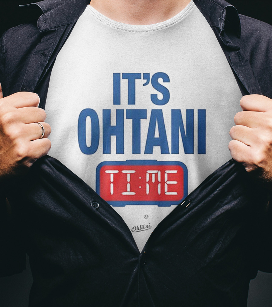 IT'S OHTANI TIME Los Angeles Dodgers Shohei Ohtani T-Shirt
