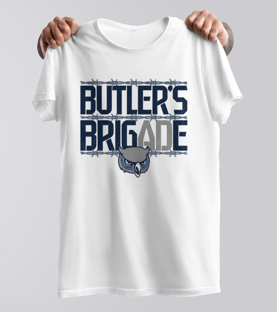 Butler's Brigade Olathe West Youth Football Owl Icon T-Shirt
