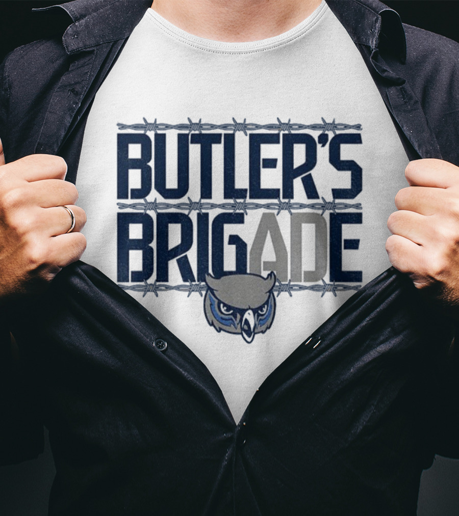 Butler's Brigade Olathe West Youth Football Owl Icon T-Shirt