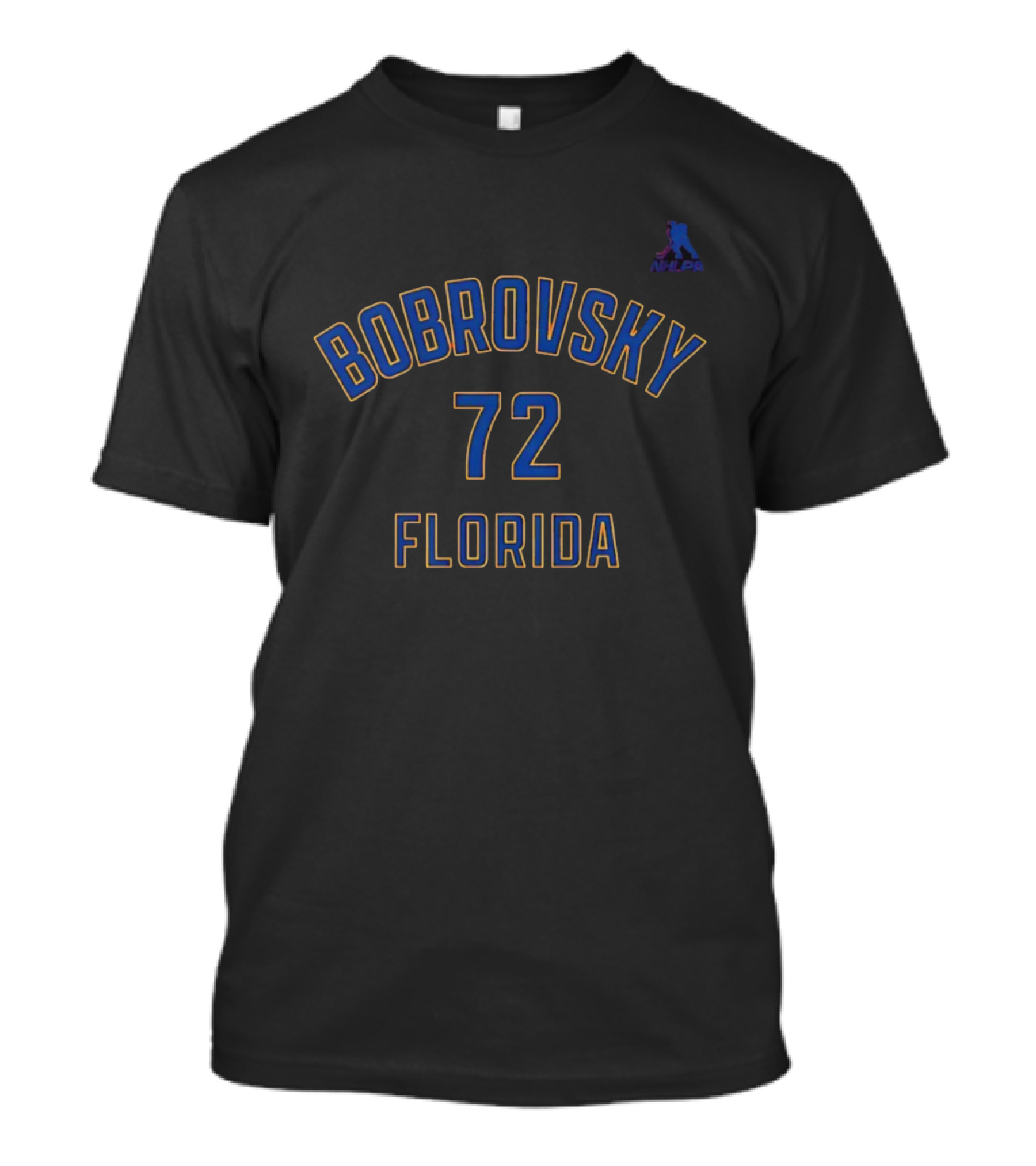 Bobrovsky 72 Florida NHLPA T-Shirt