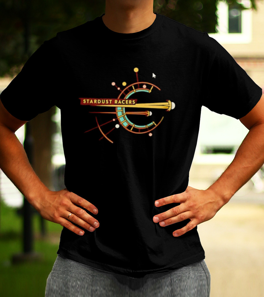 Universal Epic Universe Stardust Racers Retro Futuristic T-Shirt