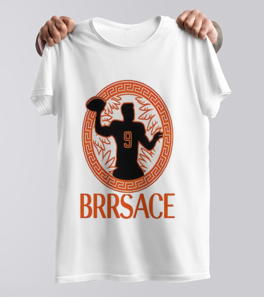 Brrsace Joe Burrow Cincinnati Bengals Number 9 Iconic Style T-Shirt