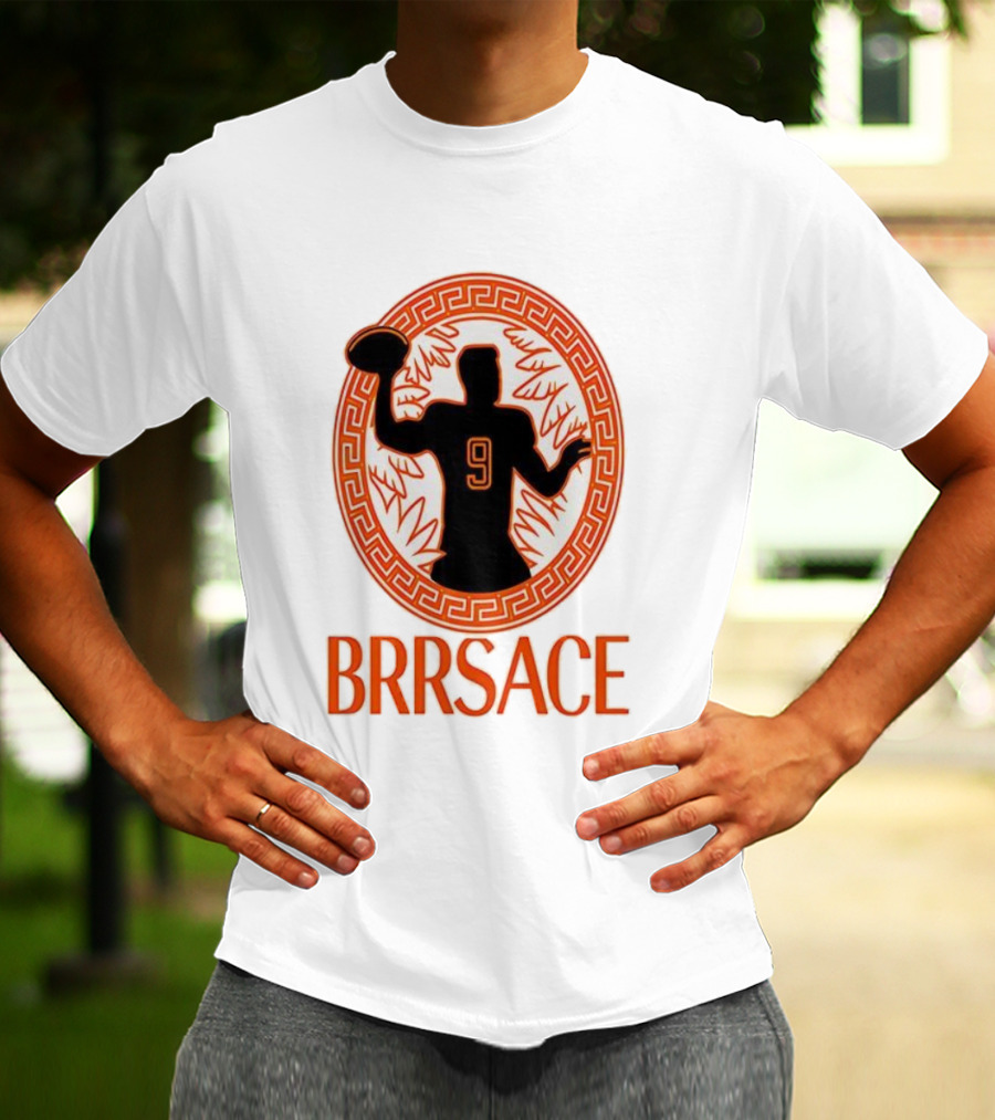 Brrsace Joe Burrow Cincinnati Bengals Number 9 Iconic Style T-Shirt