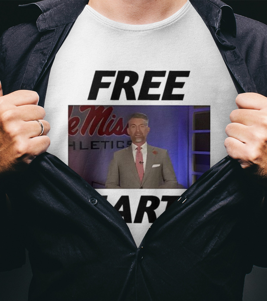 Marty Smith Free Marty Ole Miss Athletics T-Shirt