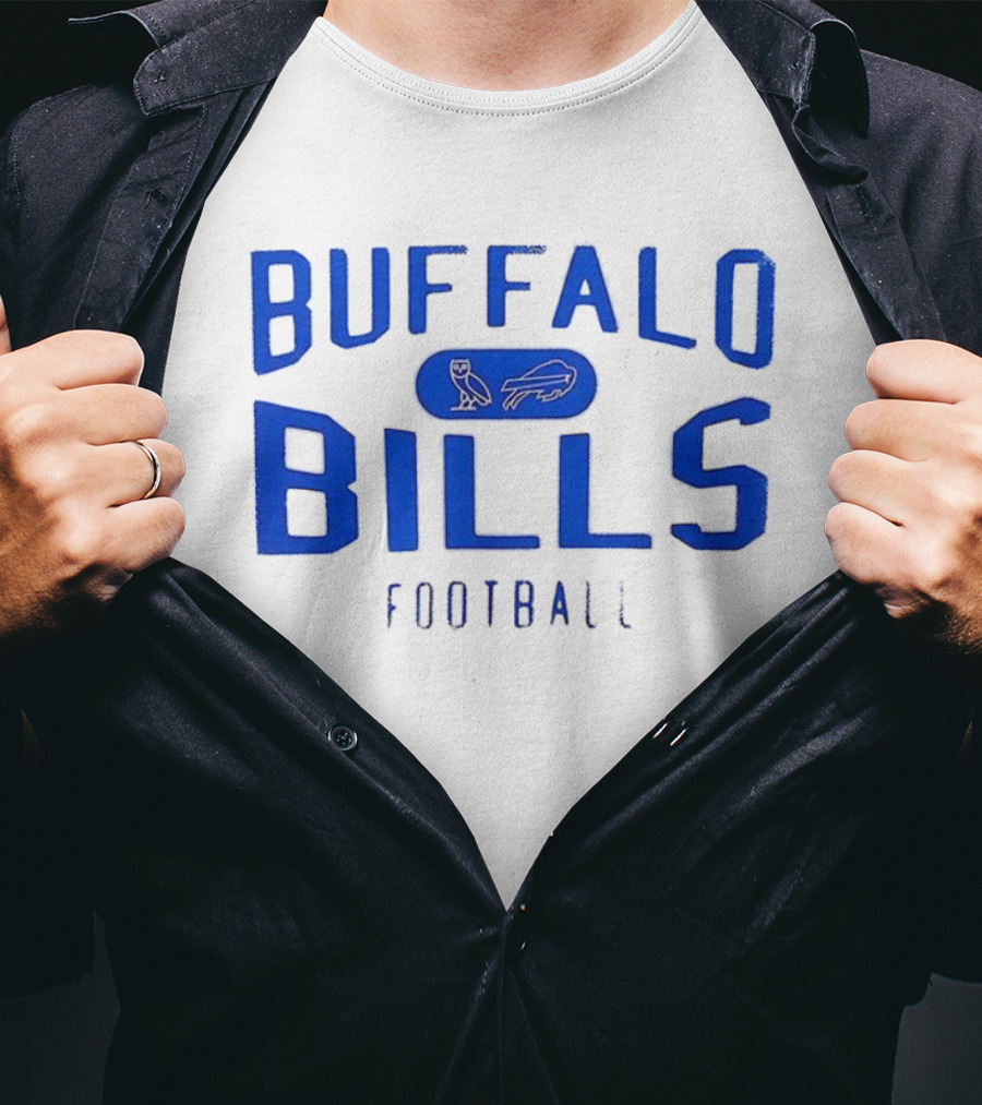 Buffalo Bills OVO Collaboration Football Branding T-Shirt