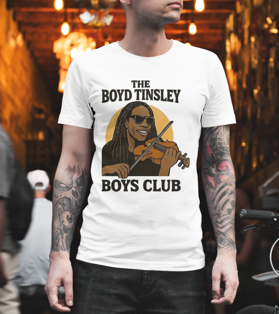The Boyd Tinsley Boys Club Violinist Icon With Sunglasses T-Shirt