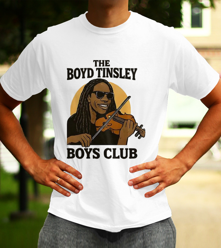 The Boyd Tinsley Boys Club Violinist Icon With Sunglasses T-Shirt