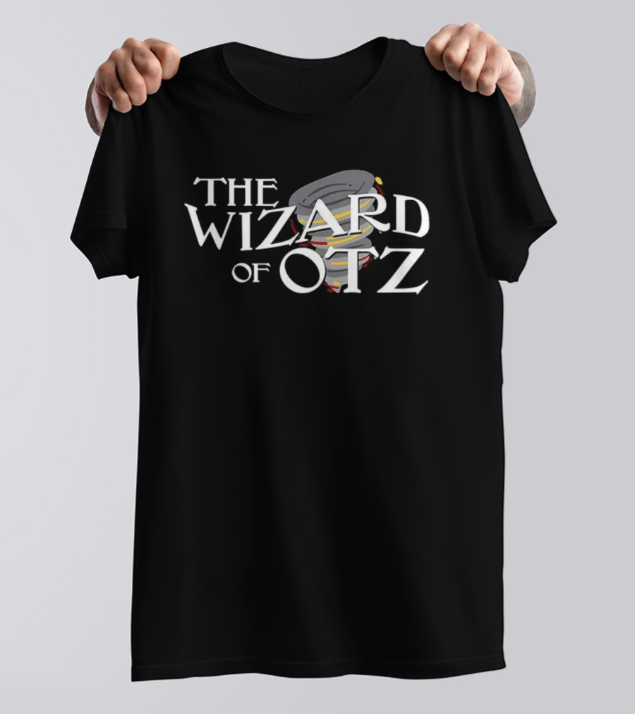 The Wizard Of Otz Twister Hat Design T-Shirt