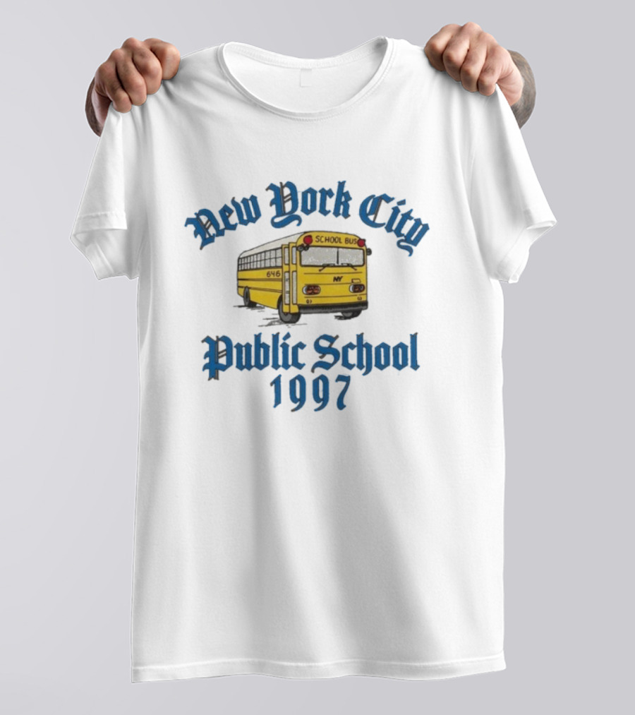 New York City 1997 Public School Bus NY T-Shirt