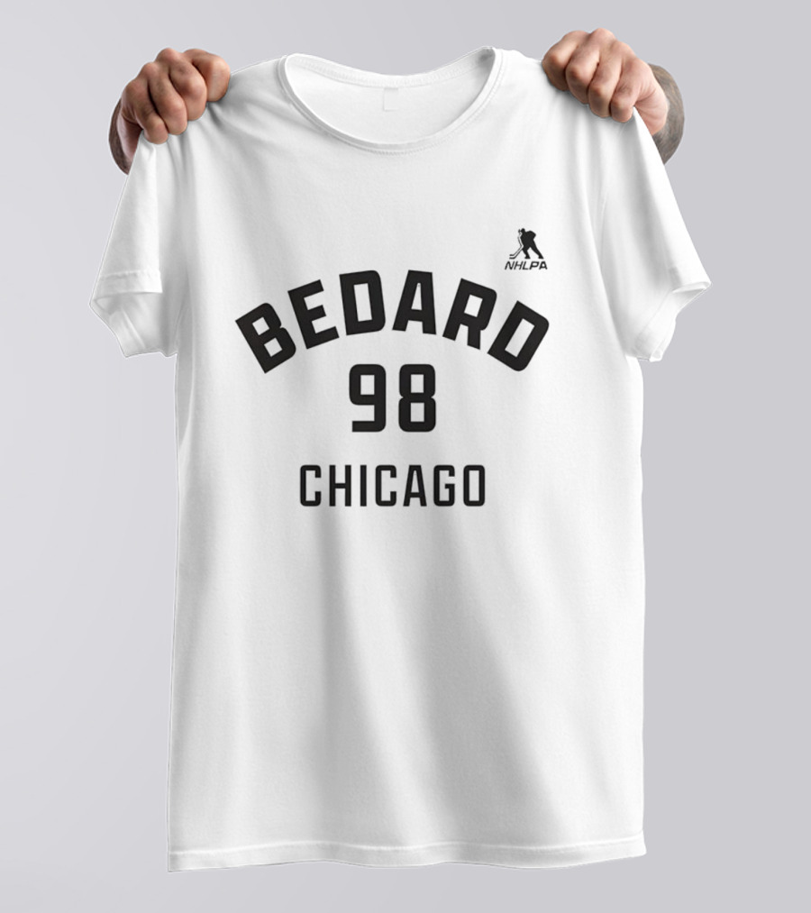 Connor Bedard 98 Chicago Blackhawks NHL Hockey T-Shirt