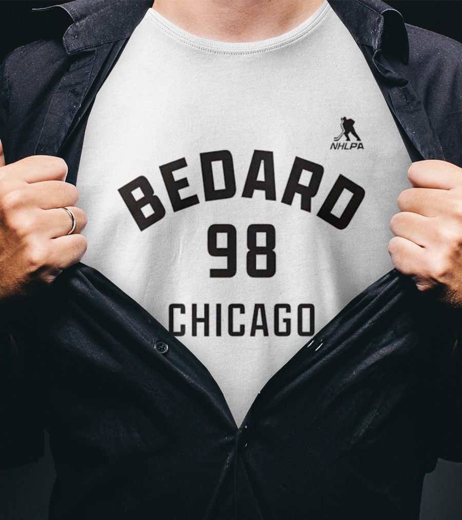 Connor Bedard 98 Chicago Blackhawks NHL Hockey T-Shirt