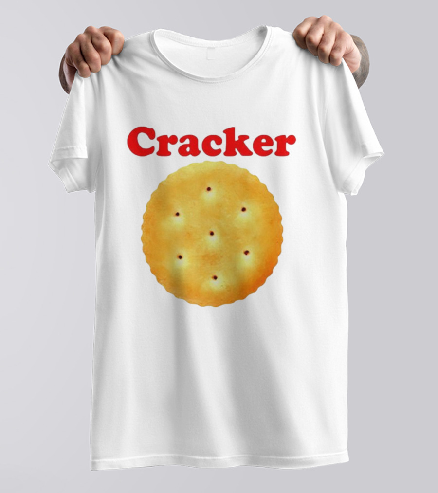 Cracker Anti Woke Memes Ritz Inspired Circular Design T-Shirt