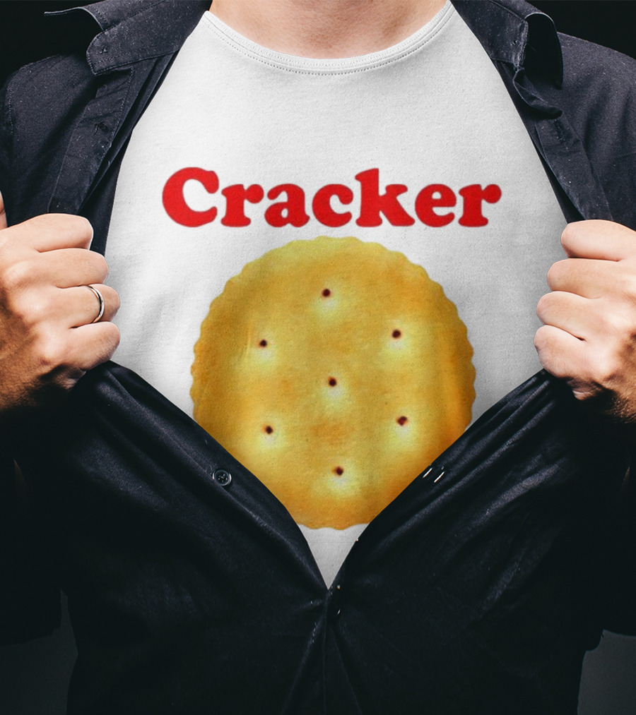 Cracker Anti Woke Memes Ritz Inspired Circular Design T-Shirt