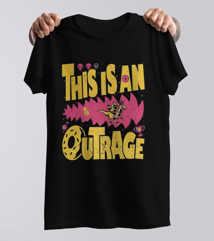 This Is An Outrage Princess Donut Cat Dungeon Crawler Carl Adventure T-Shirt