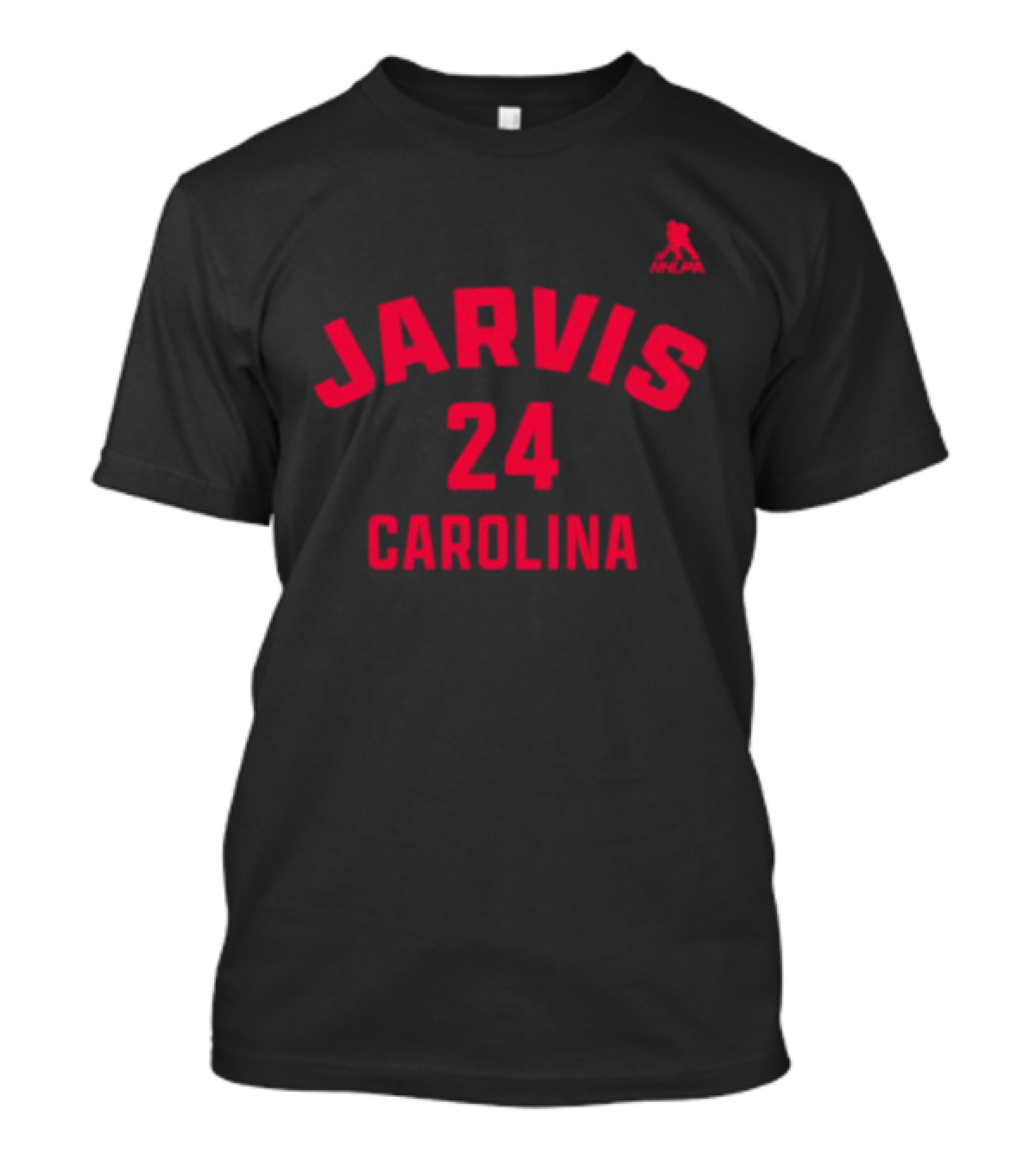 Seth Jarvis 24 Carolina Hurricanes Name And Number T-Shirt
