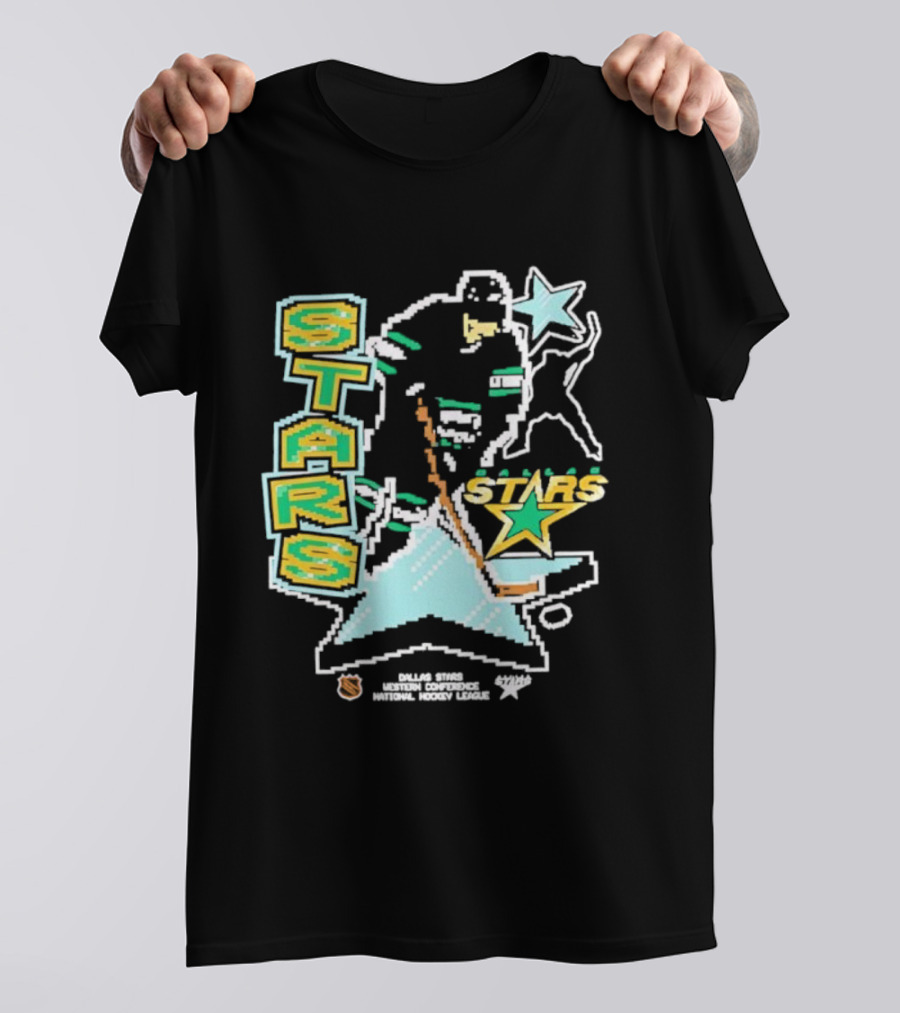 Dallas Stars Hockey Lamplighter Franklin Player Action T-Shirt