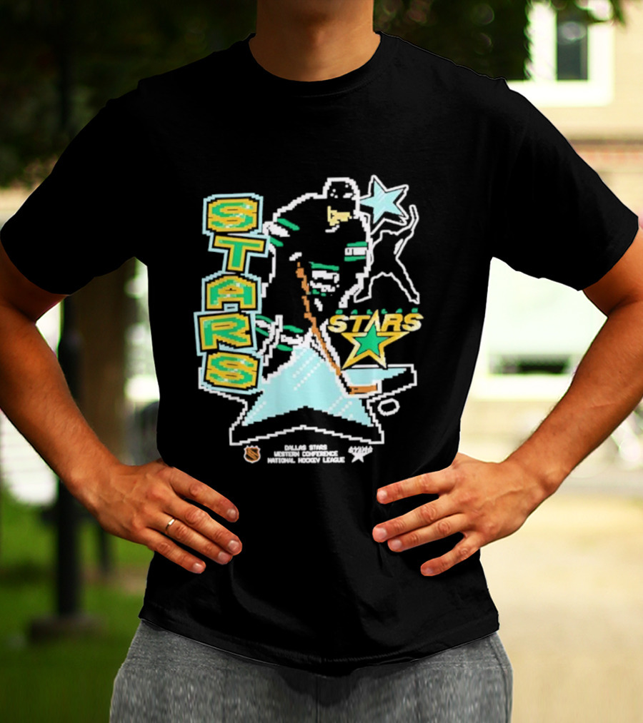 Dallas Stars Hockey Lamplighter Franklin Player Action T-Shirt